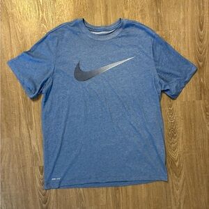 The Nike Tee Dri-Fit Men’s Logo T-Shirt, Blue